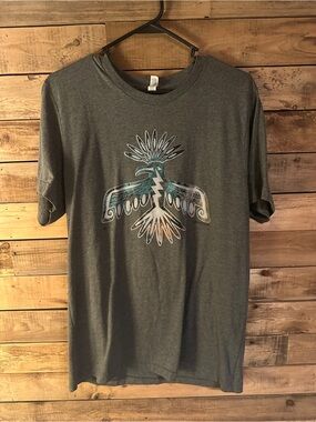 Men's Gray Graphic Thunderbird T-Shirt